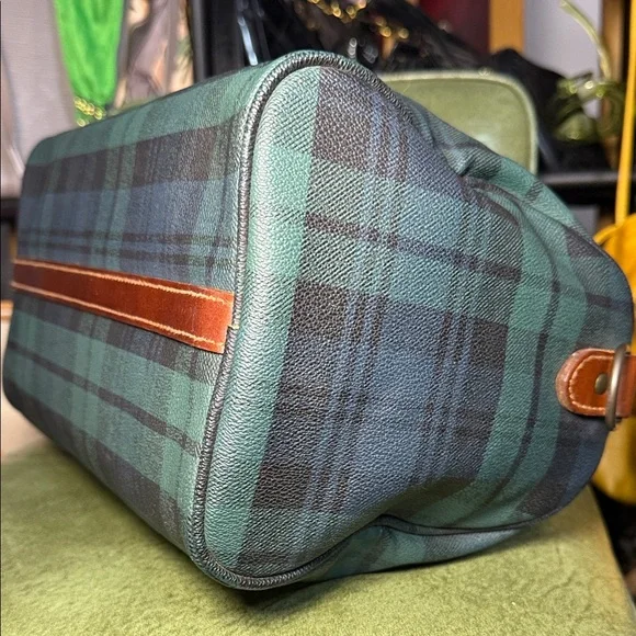Vintage Polo Ralph Lauren Boston Bag Plaid - Picture 7 of 13